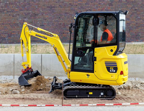 Komatsu PC17R-5 minigraver